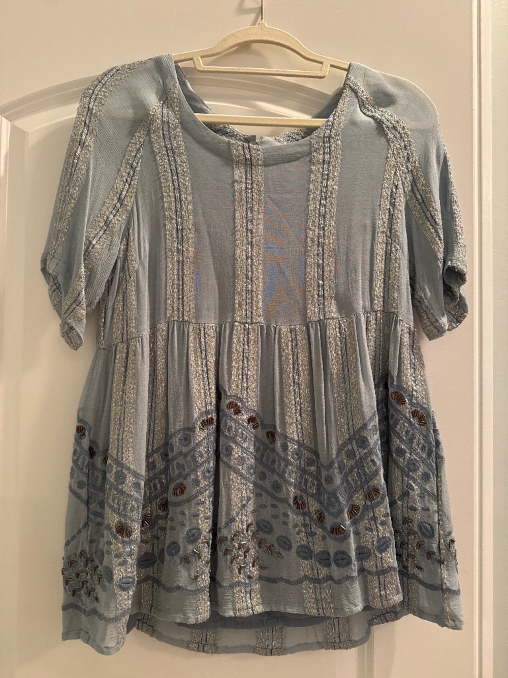 Anthropologie embellished tunic